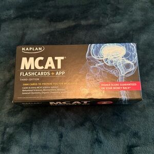 Kaplan mcat flashcards with box